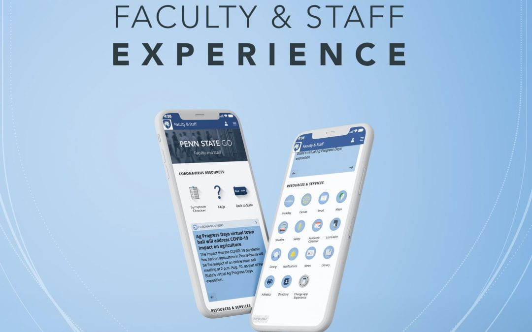 Penn State Go: COVID-19 symptom checker part of new faculty/staff experience